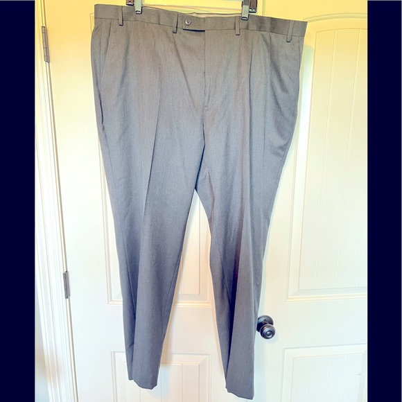Mens dress pant 46w 32L Van Huesen grey - Picture 1 of 5